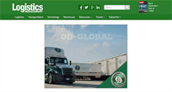 Desktop Screenshot of logisticsmgmt.com
